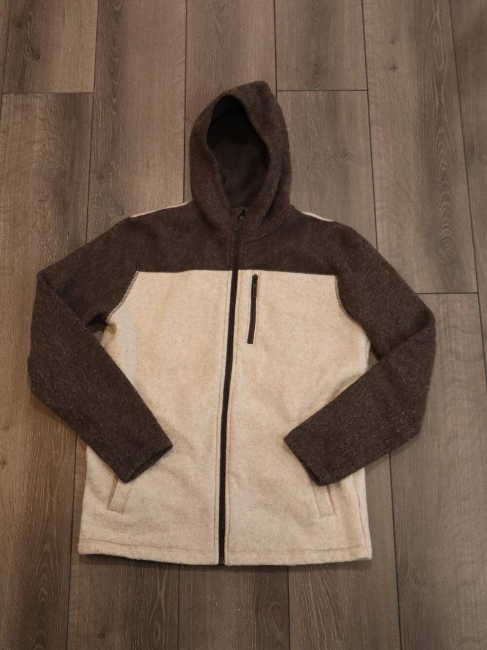 Mens Smartwool Wool Zip Up Sweatshirt Sz L